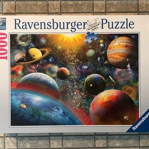 SEALED 1000pc Ravensburger Jigsaw Puzzle Visionary Planets #198580 Adrian 2018